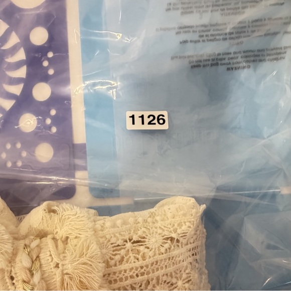 Cupshe Lace Boho Midi Dress | Cream | Size Large | Beachy Romantic - Picture 15 of 16